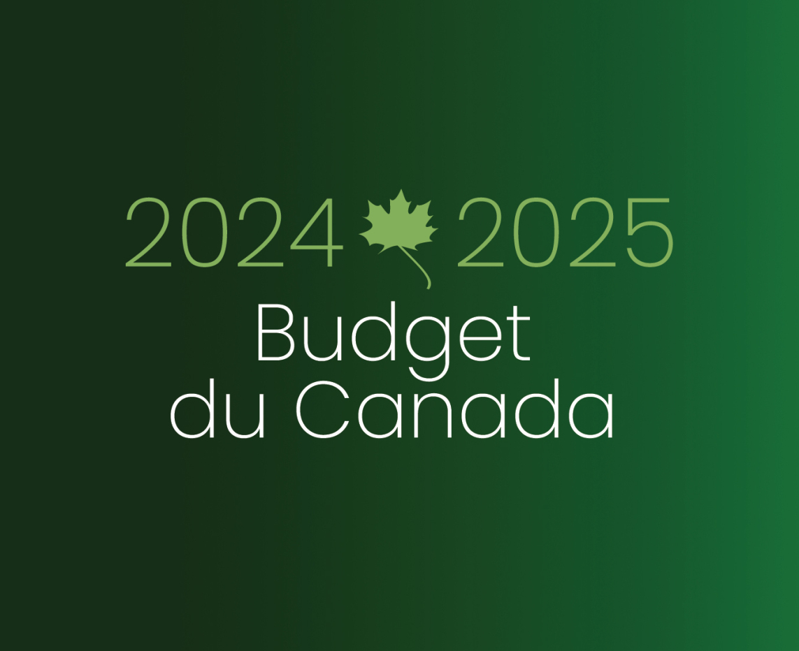 Points saillants du budget du Canada pour l’exercice 2024-2025